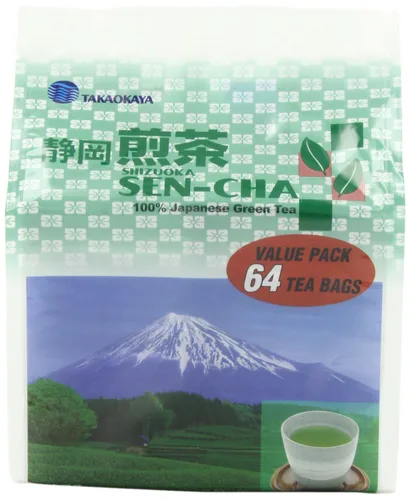 Vista 5 de Takaokaya Tea T Green Sencha, bolsas de té, unidad de 64