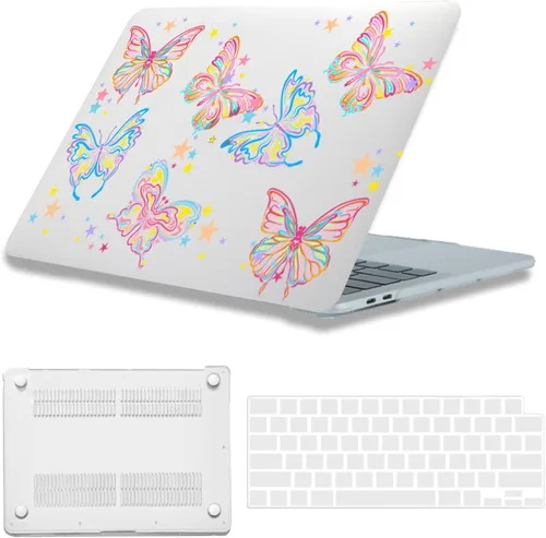 Vista 63 de Funda compatible con MacBook Air de 15" M5 M4 M3 M2 2023-2026 Negro (Black Lace)