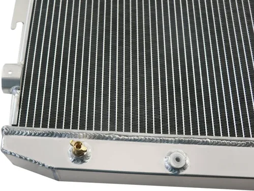 Vista 4 de Radiador para 74 Dodge Coronet/Monaco 73-74 Dodge Charger y 74-75 Chrysler Newport y 74 Plymouth Satellite, 4 filas todos los radiadores de aluminio