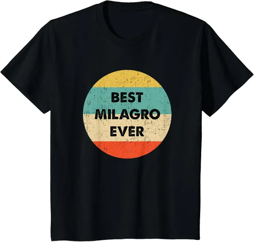 Vista 38 de Camiseta Milagro Name, Negro