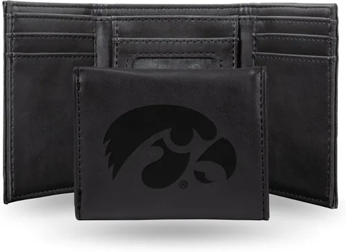 Vista 88 de NCAA Rico Industries - Billetera triple grabada con láser, con grabado láser, accesorio para hombre