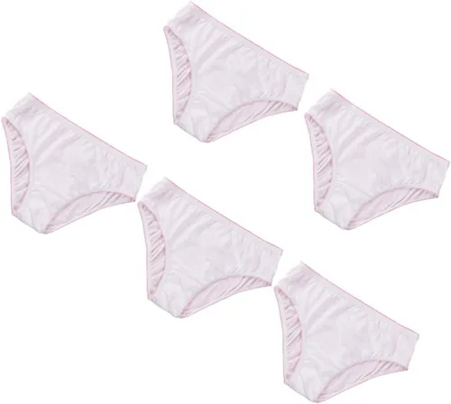 Vista 2 de SUPVOX Calzones De Mujer De Algodon 5 piezas Bragas de maternidad desechables para mujer, ropa interior de algodón suave para embarazo, posparto