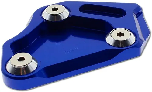 Vista 18 de Krace Soporte lateral para motocicleta, placa de ampliación de pie lateral, almohadilla de extensión para Yamaha YZF R1 2009-2016