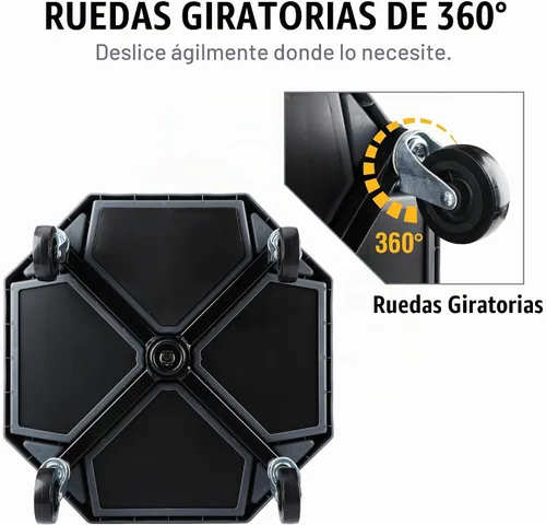 Vista 6 de Olympia Tools Taburete mecánico hidráulico ajustable con bandeja de herramientas extraíble, capacidad máxima de peso de 300 libras, 419-110-1002