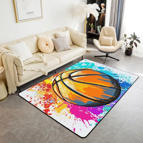 Vista 18 de Blue Bowknot Area Rug 3'x5',Coquette Bowtie Ribbon Non Slip Carpet for Kids Girls Adults,Dreamy Princess Style Cute Bow Decor Rug for Living Room
