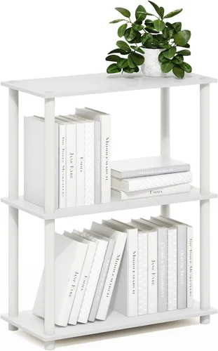 Vista 63 de Furinno Turn-N-Tube Organizador de encimera de cocina, estante organizador de encimera de esquina de 2 niveles, estante esquinero, para cocina