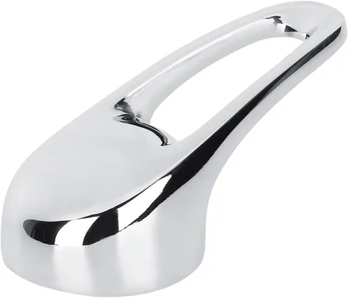 Vista 9 de Reemplazo de manija de grifo de una sola palanca de 1.378 in para baño cocina aleación de zinc acabado cromado 1.4 pulgadas