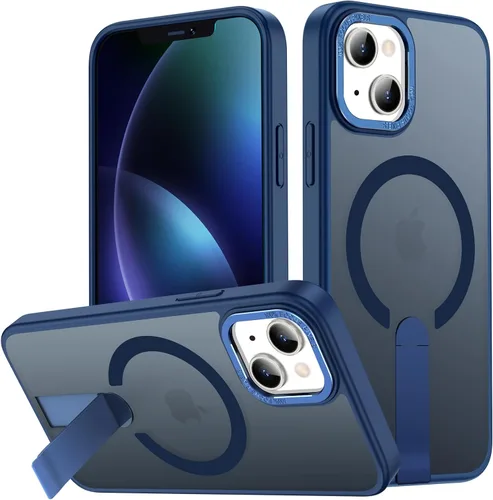 Vista 8 de Funda para iPhone 11 Compatible con Magsafe, Soporte Invisible Incorporado [Prueba de caída de grado militar] Funda protectora delgada y a prueba