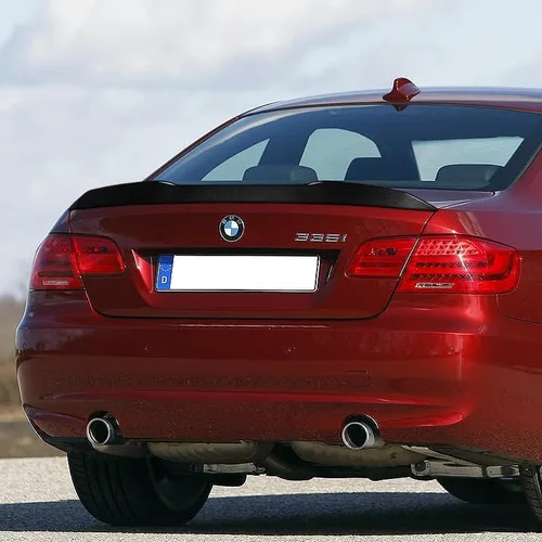 Vista 2 de W-Power - Tapa trasera para maletero compatible con BMW Serie 3 Coupé E92 2007-2013 2008 2009 2010 2011 2012 (aspecto carbón)