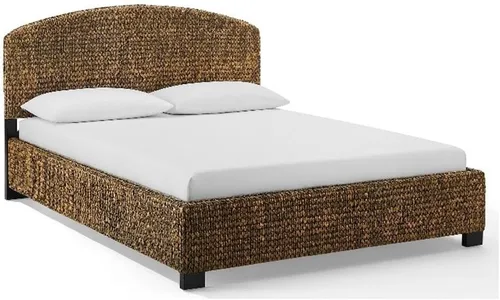 Vista 14 de Crosley Furniture Edgewater Coastal Boho - Juego de cama de ratán