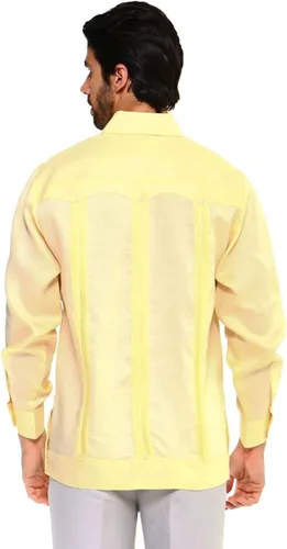Vista 7 de Mojito Collection Guayabera de polialgodón de manga larga