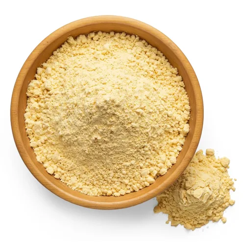 Vista 3 de NY Spice Shop Harina pura de Chana Dal Besan – 1 libra de harina de garbanzo amarillo dividido en gramos – polvo saludable y superfino ingrediente