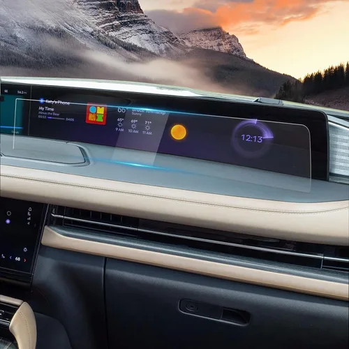 Vista 12 de YEE PIN Lincoln - Protector de pantalla de aviador 2020, protector de pantalla central para pantalla táctil Lincoln Aviator 2020, 2 piezas