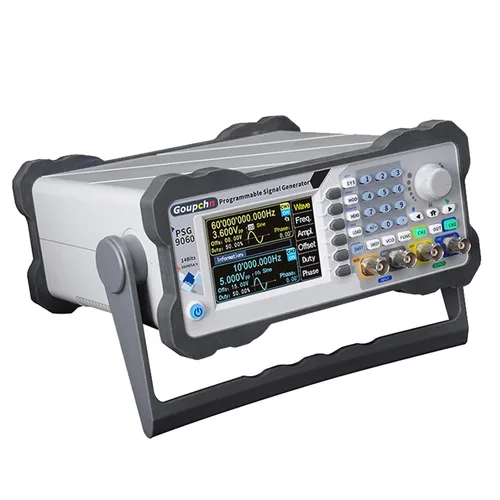 Vista 2 de Generador de señal DDS programable de doble canal Goupchn 60MHz