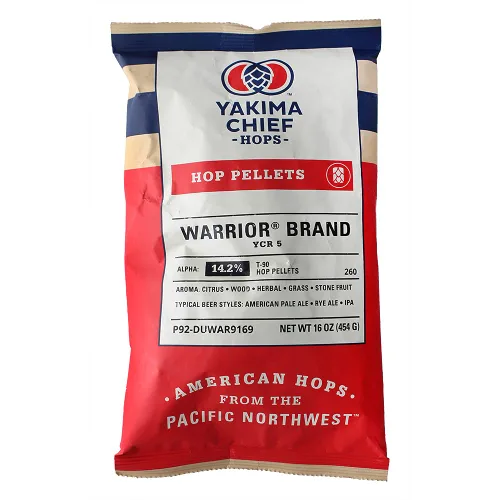 Vista 4 de Strange Brew US Warrior Hop Pellets - 1 libra