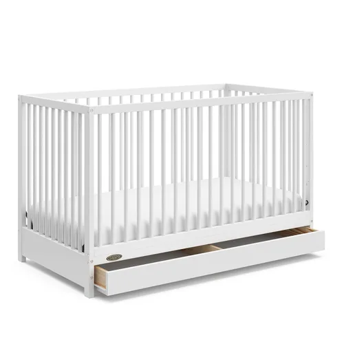 Vista 15 de Graco Teddi - Cuna convertible 5 en 1 con cajón, color negro