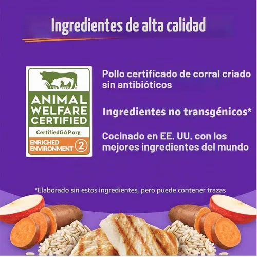 Vista 8 de Halo Holistic - Alimento para perros de raza pequeña, pollo sin jaula