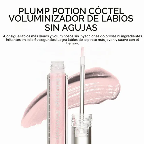 Vista 7 de Physicians Formula Plump Potion Extensión de color de cóctel para rellenar el labio sin agujas, Pink Rose Potion, 0.1 onzas