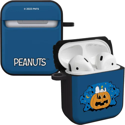 Vista 8 de Affinity Bands Peanuts Halloween HDX - Funda compatible con Apple AirPods Gen 1 y 2 (gran calabaza)