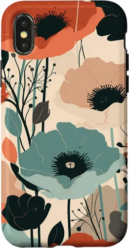 Vista 5 de Minimal Poppy Boho Flower Cute Aesthetic Case for iPhone 17