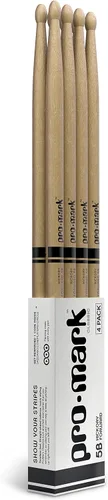 Vista 12 de ProMark Baquetas de batería Classic Forward 2B - Juego de baquetas - Punta de madera ovalada para tono oscuro y cálido - Baquetas de nogal