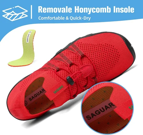 Vista 3 de Mishansha - Zapatos de agua para hombres y mujeres, secado rápido, para natación, buceo, surf, deportes acuáticos, piscina, playa, senderismo, yoga.
