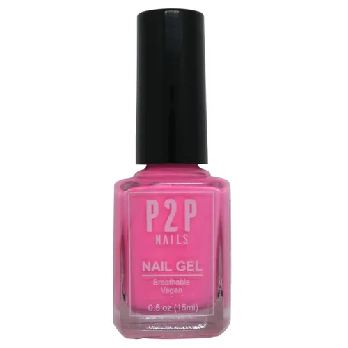 Vista 13 de P2P Nails Esmalte de uñas en gel vegano rosa – Esmalte de uñas de secado rápido – Gel de uñas de textura suave en colores vibrantes – Esmalte en gel
