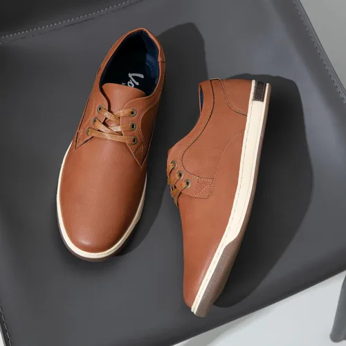 Vista 6 de Vostey Men's Sneakers Fashion Casual Shoes Dress Sneaker Oxford Shoes