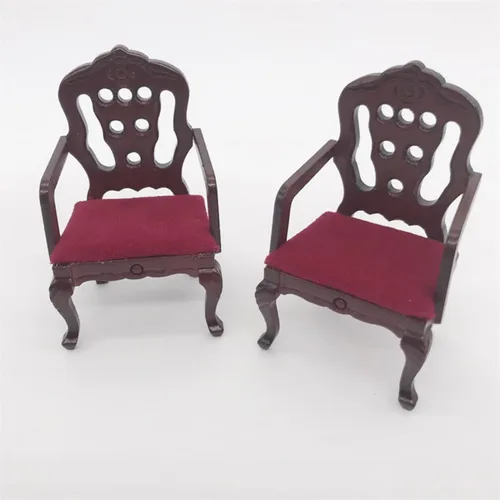Vista 5 de HEMOTON Elegante mini sofá de la casa escala 1:12 juego de muebles en miniatura para la sala de estar de la casa de muñecas