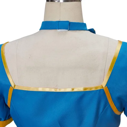 Vista 9 de Disfraz de princesa Zelda de sirvienta francesa, uniforme de niña de la escuela