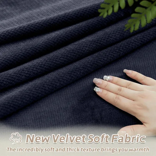 Vista 121 de Arfntevss Fundas de sofá seccional reclinable de terciopelo, Funda de sofá seccional de esquina para sofá reclinable, Funda elástica suave