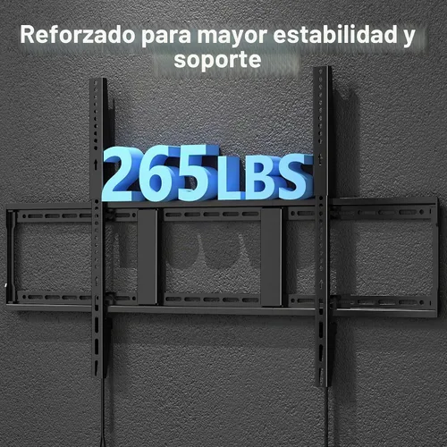Vista 3 de Suptek - Soporte de pared fijo resistente para televisores de 43 a 100