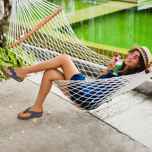 Vista 2 de FUDYNMALC Sandalias para mujer Zapatos de cuña sandalias de plataforma de verano para mujer, cómodas, informales, elegantes