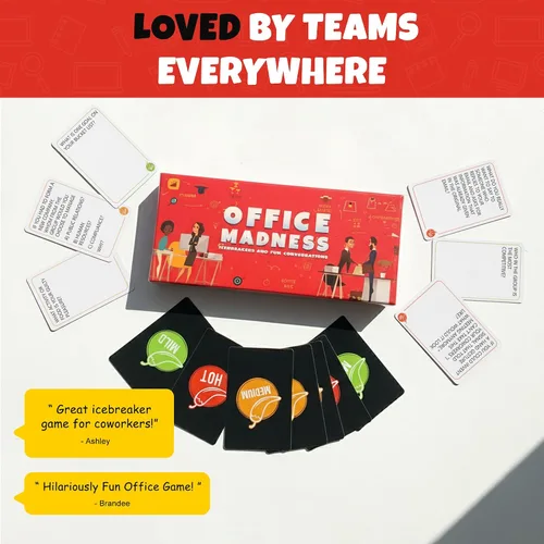 Vista 8 de Juego de cartas para construcción de equipo con 150 rompehielos y preguntas divertidas Juego de oficina divertido 3-en-1 y para iniciar