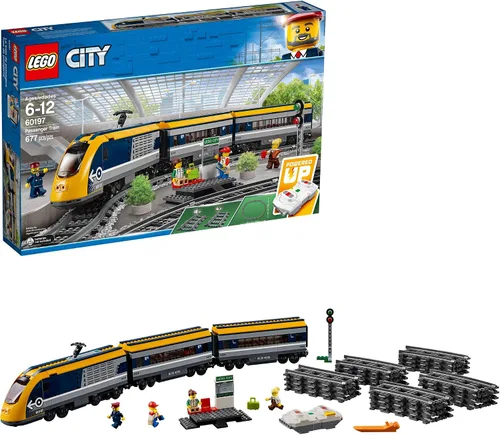 Vista 10 de LEGO City Passenger Train 60197 - Juego para construir (677 piezas)