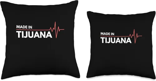 Vista 3 de Made In Tijuana Mexico Co. Inc. Made in Tijuana México - Almohada para lugar de nacimiento, 16 x 16 pulgadas, multicolor
