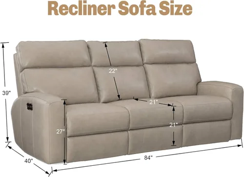 Vista 5 de JIVINER Fundas de sofá reclinable de 8 piezas, fundas elásticas de jacquard para sofá reclinable, fundas para sala de estar, protector suave de 3