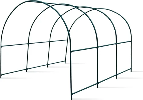 Vista 10 de YardGrow Greenhouse Frames for Larger Hot Garden House Support Arch Frame Climbing Plants/Flowers/Vegetables Outdoor (8.2x7x7.2 FT)