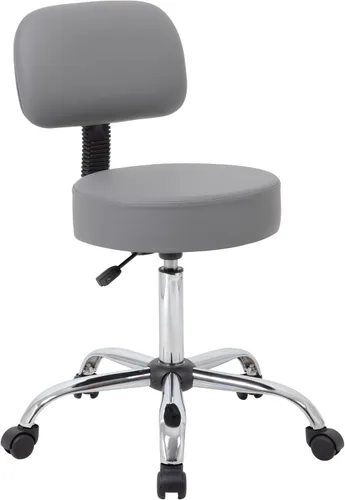 Vista 6 de Taburete médico Boss Office Products, cómodo, en color beige, Madera, Beige