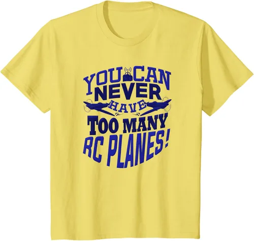Vista 33 de RC Plane You Can Never Have Too Many RC Aviones Hobby Lover - Camiseta, gris, S
