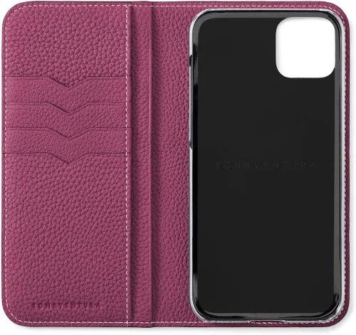 Vista 4 de BONAVENTURA Diary BODT14PL-PU - Funda para smartphone (compatible con iPhone 14 Plus, morado anémona)