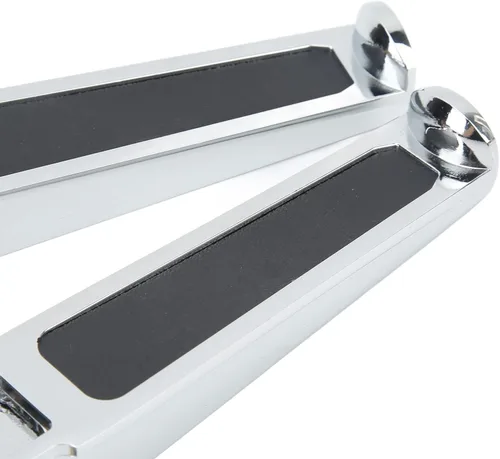 Vista 9 de Estriberas Abrazadera en U, mini estriberas para bicicleta, protector de motor, reposapiés para motocicleta, bicicleta de calle con barra de choque