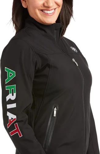 Vista 2 de ARIAT Women's Classic Team Mexico Softshell Water Resistant Jacket