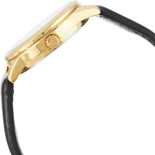 Vista 3 de Casio MTPV002GL-7B2 Reloj de cuarzo japonés de cuero dorado para hombre