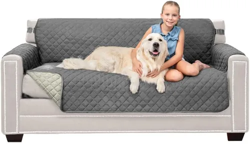 Vista 20 de Sofa Shield - Funda para sofá Loveseat con correa patentada, protector de cojín, funda reversible diseñada en EE. UU. resistente a manchas