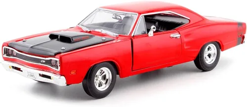 Vista 2 de MOTOR MAX 1:24 W/B AMERICAN CLASSICS 1969 DODGE CORONET SUPER ABEJA