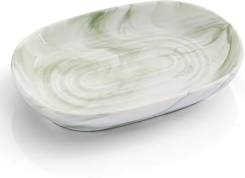 Vista 10 de AIMAIAIMAI Jabonera de cerámica negra, soporte minimalista para jabón, elegante regalo de anfitriona, regalo de inauguración de la casa