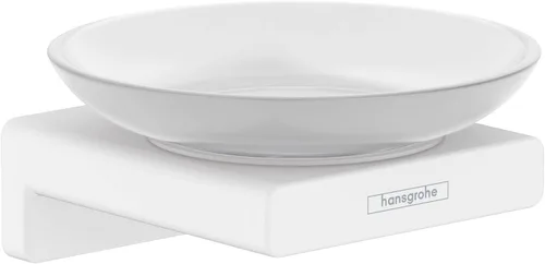 Vista 3 de hansgrohe AddStoris 41746250 - Jabonera moderna con óptica dorada cepillada