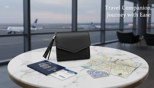 Vista 12 de Cartera con tarjetero RFID para mujer, billetera delgada, plegable, multitarjeta, con cremallera, monedero