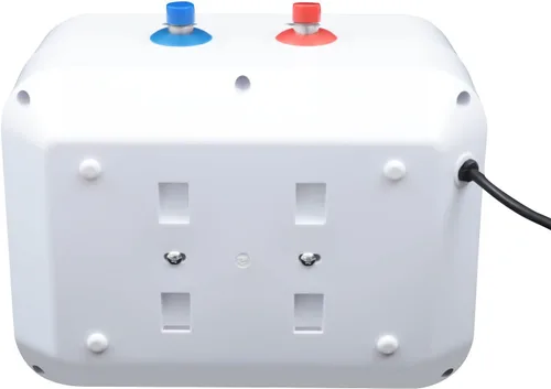 Vista 5 de Calentador de agua instantáneo eléctrico de 110 V 1500 W, calentador de agua de tanque pequeño de 2.6 Gollon con pantalla digital, temperatura